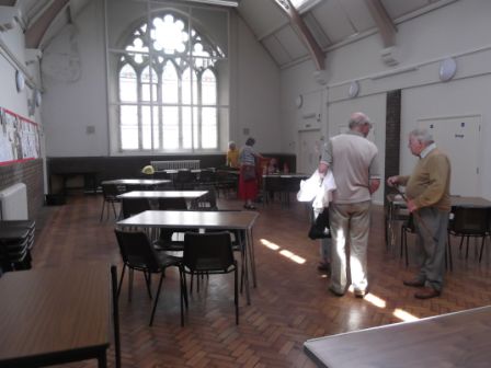 The Church Hall is suitable for larger groups.