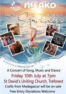 Information about an evening of dance and music by Ny Oto from Madagascar
